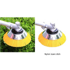 Nylon Brush Head 8 Inch for Lawnmowers (Fits )