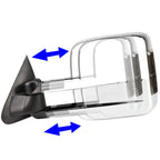 Chrome Towing Mirror for Silverado/Sierra (2014–2020) - Powered, Heated, LED Signal