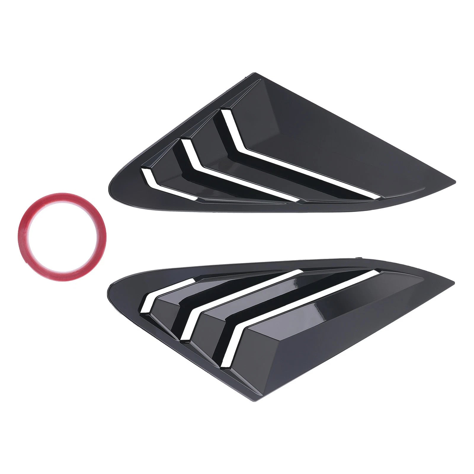Car Window Louvers for Kia K5 (2021–2025) Privacy Gloss Black