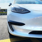 Front Bumper Side C Canards Covers Trims for Tesla Model 3 (2017–2023)