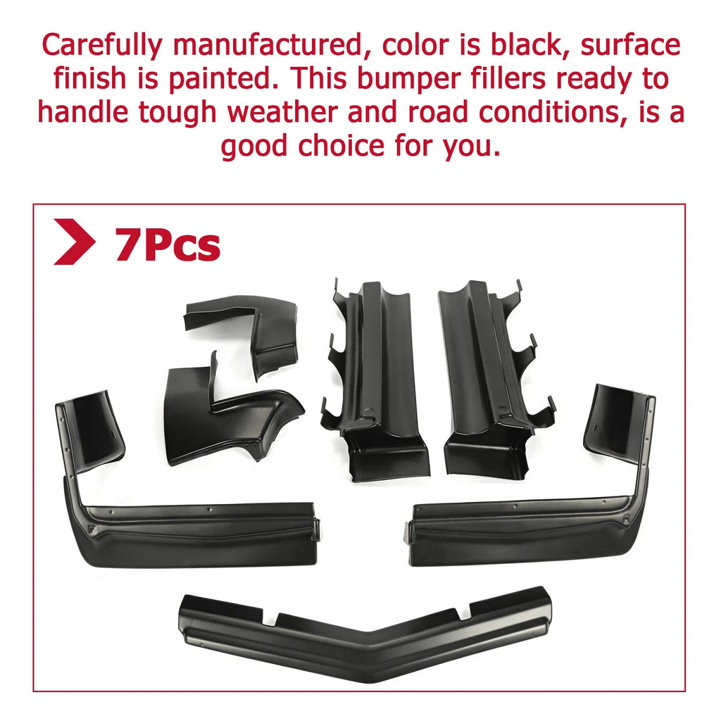 Set of 7 Bumper Fillers for Buick Riviera (1979–1985)