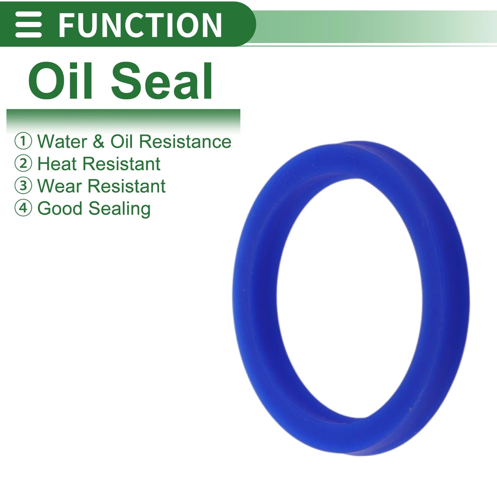 Set of 5 Oil Seal Rotary Shaft Seal 45x56x7mm High Pressure TPU