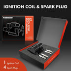 Ignition Coil & 4x Iridium Platinum Spark Plugs for Chevy Optra