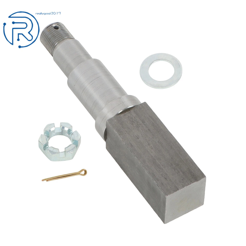 3500 lbs Axle Trailer Spindle 8.25" x 1.5" Square with Fastening Accessories