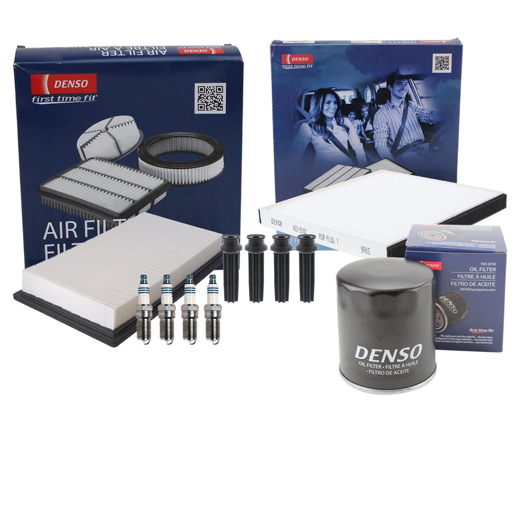 Denso Tune Up Kit 4 Spark Plugs & Boots for Ford Edge (2015–2023)