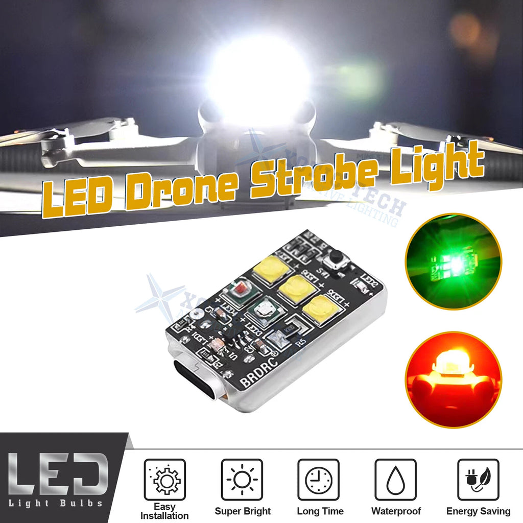 Strobe Light for DJI Air 3S/Neo/Mini 4K/Avata 2 (2023–2024)