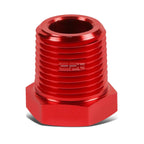 Red Aluminum 1/8" Female to 1/2" Male NPT Pipe Bushing Reducer Fitting
