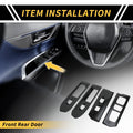 Set of 1 Carbon Fiber Front Door Window Switch Trim for Toyota Tacoma (2024)