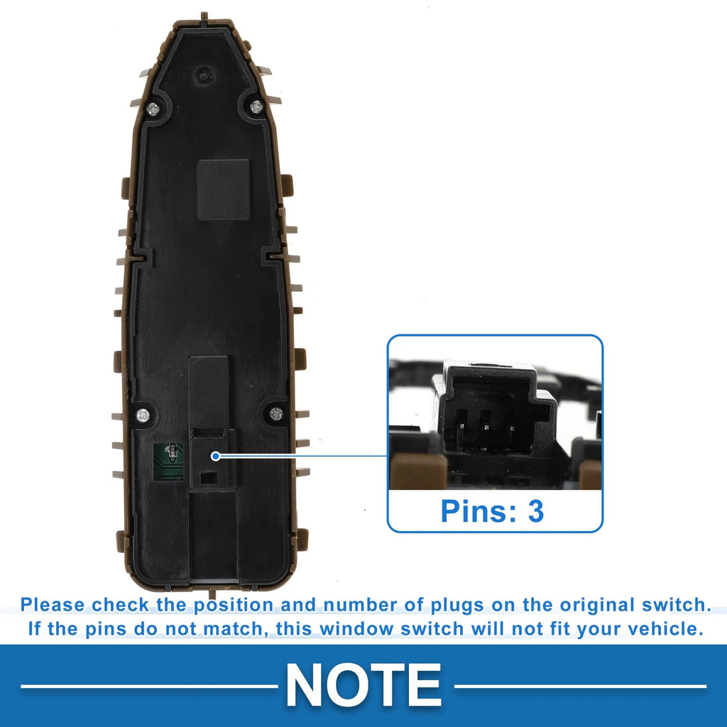Front Driver Side Power Window Switch for Mercedes-Benz E-Class (2003–2009)