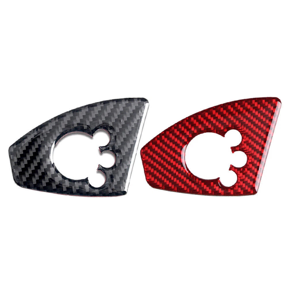 Interior Door Lock Button Cover Trim for Audi TT TTRS (2008–2014) Carbon Fiber