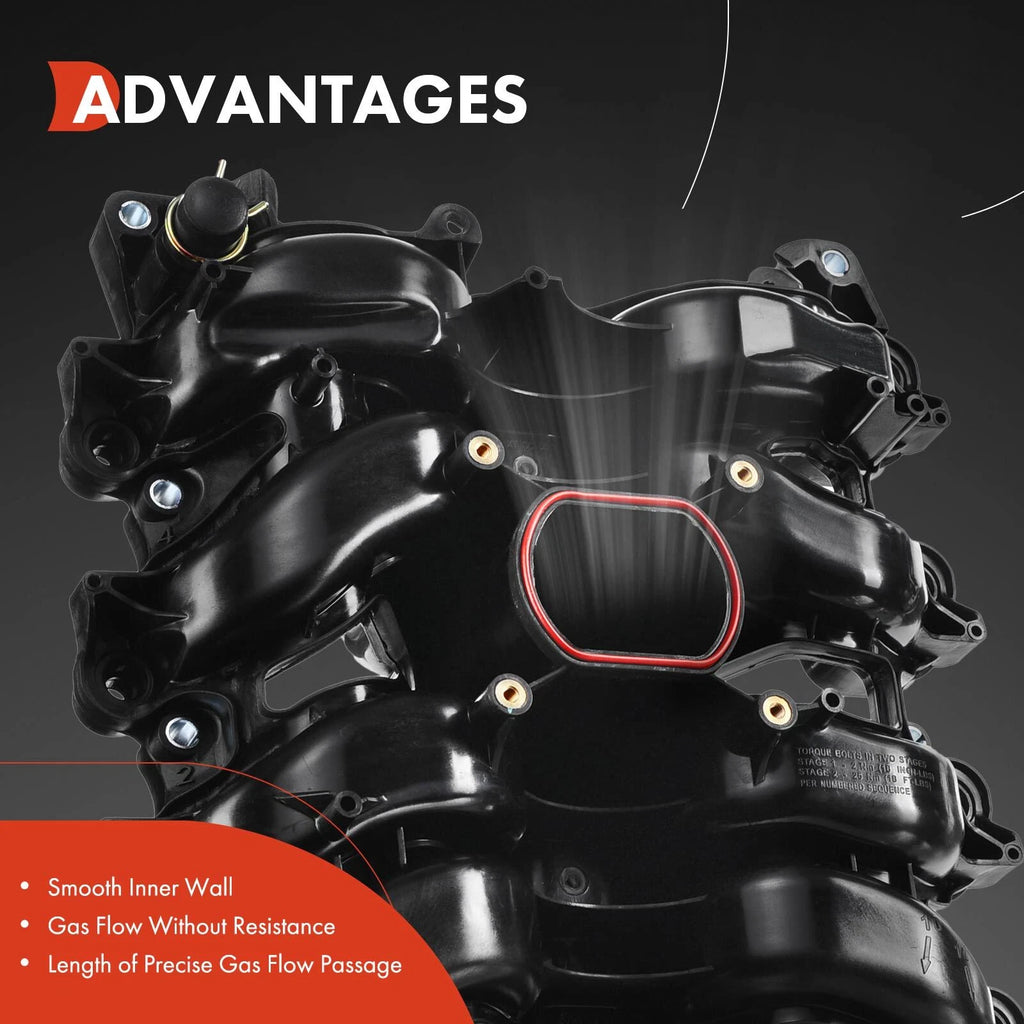 Intake Manifold with Thermostat Gaskets for Ford Explorer Lincoln
