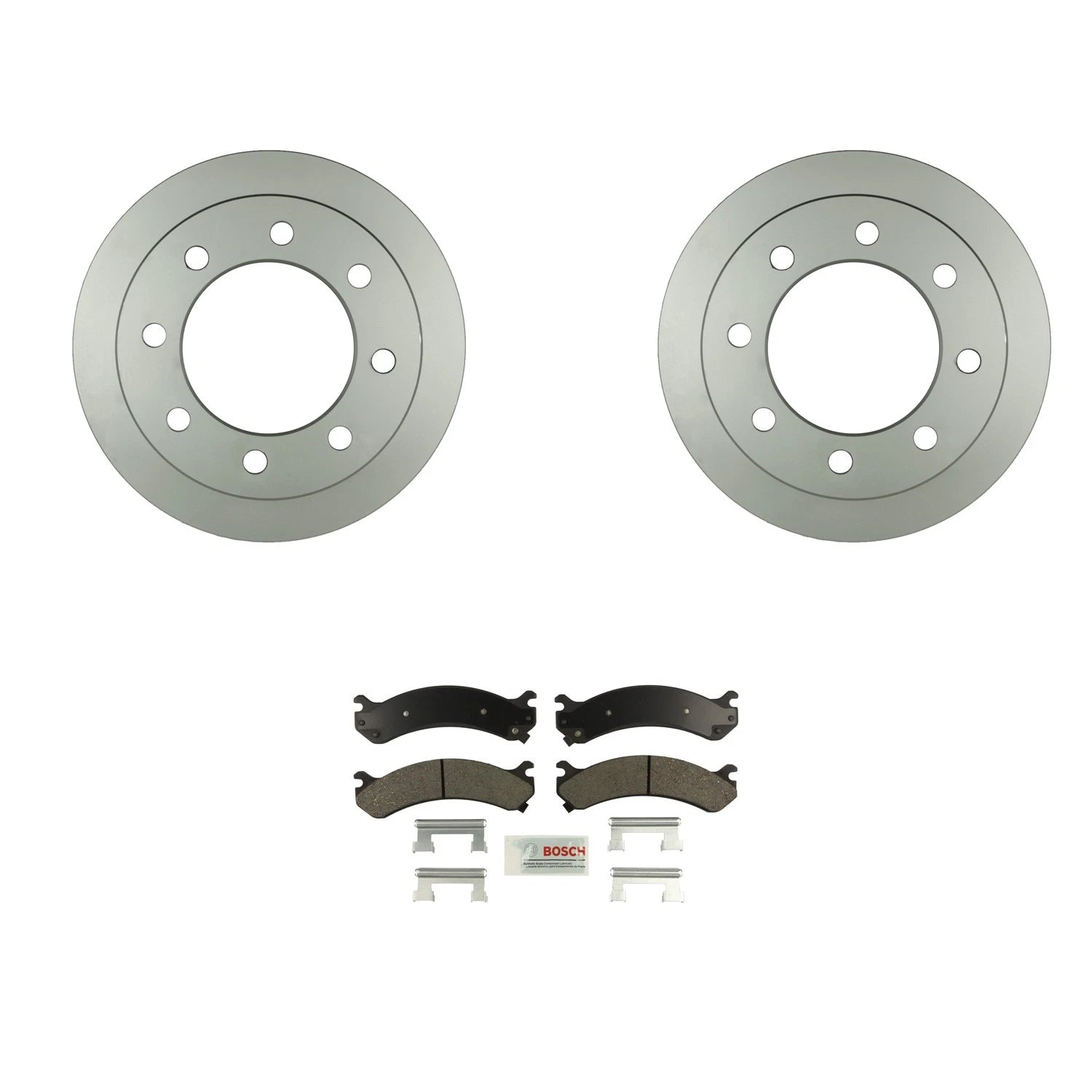 Bosch Rear Disc Brake Rotors & Ceramic Brake Pads Kit for GMC Sierra 3500 (2001–2002)