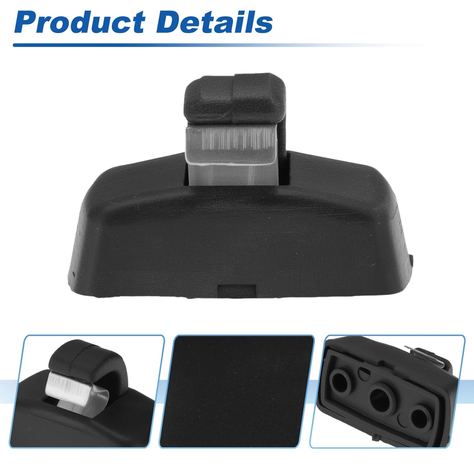 Sun Visor Clip for Volkswagen Beetle (1998–2010) 3B0857561B Black