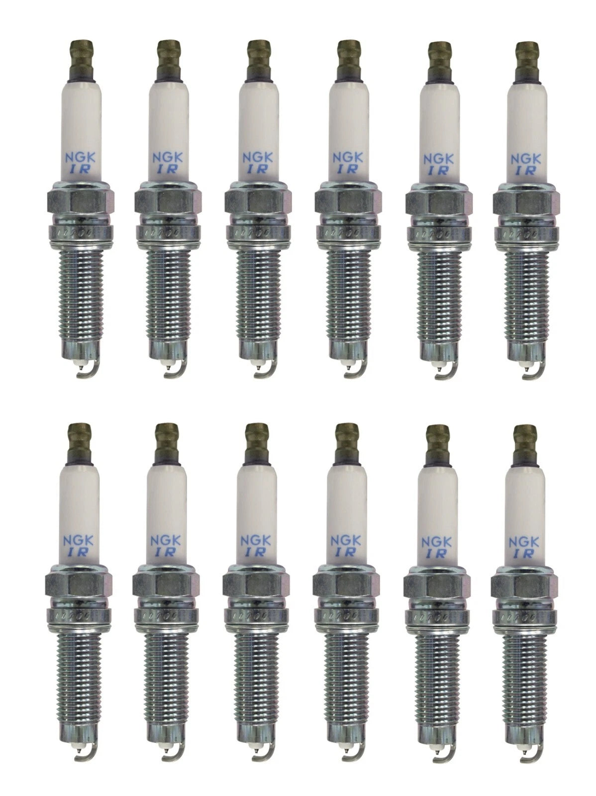 NGK Laser Iridium Spark Plug Set (12 Pieces) for
