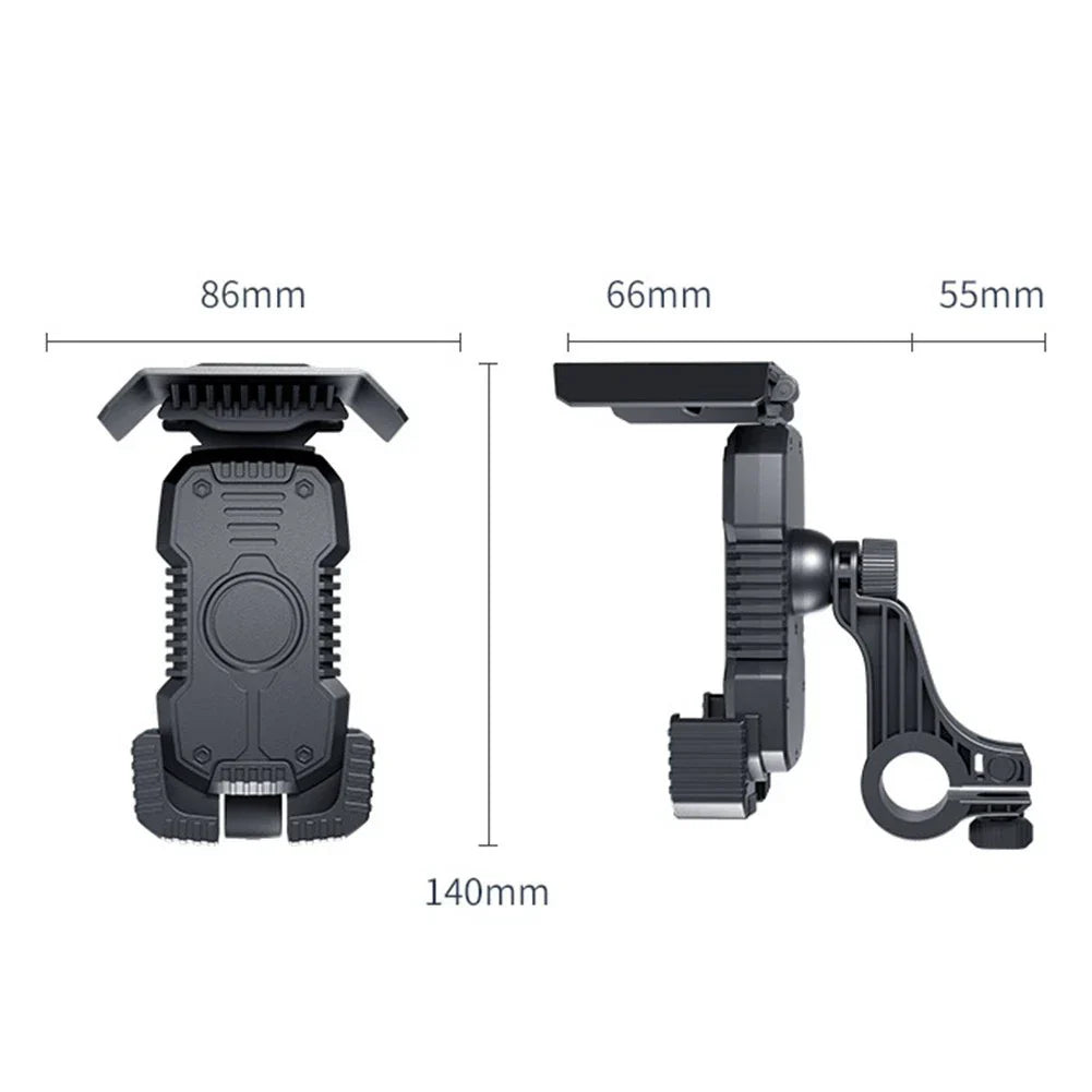 Handlebar Phone Holder Navigation Bracket for Motorcycle Scooters