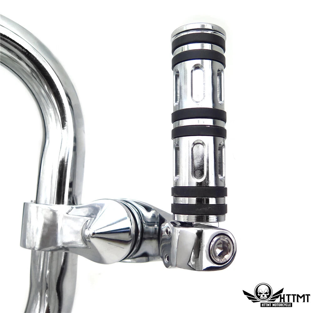 Footpegs w/ 2.5" Short Adjustable Mount Kit for Harley Tri Glide (2014–2023)