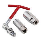 Flexible Spanner Socket Wrench Set 3PCS High Torque T-Handle for Bar