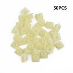 50 x Bumper License Plate Nut Bracket Clips 1/4" Screw Grommet
