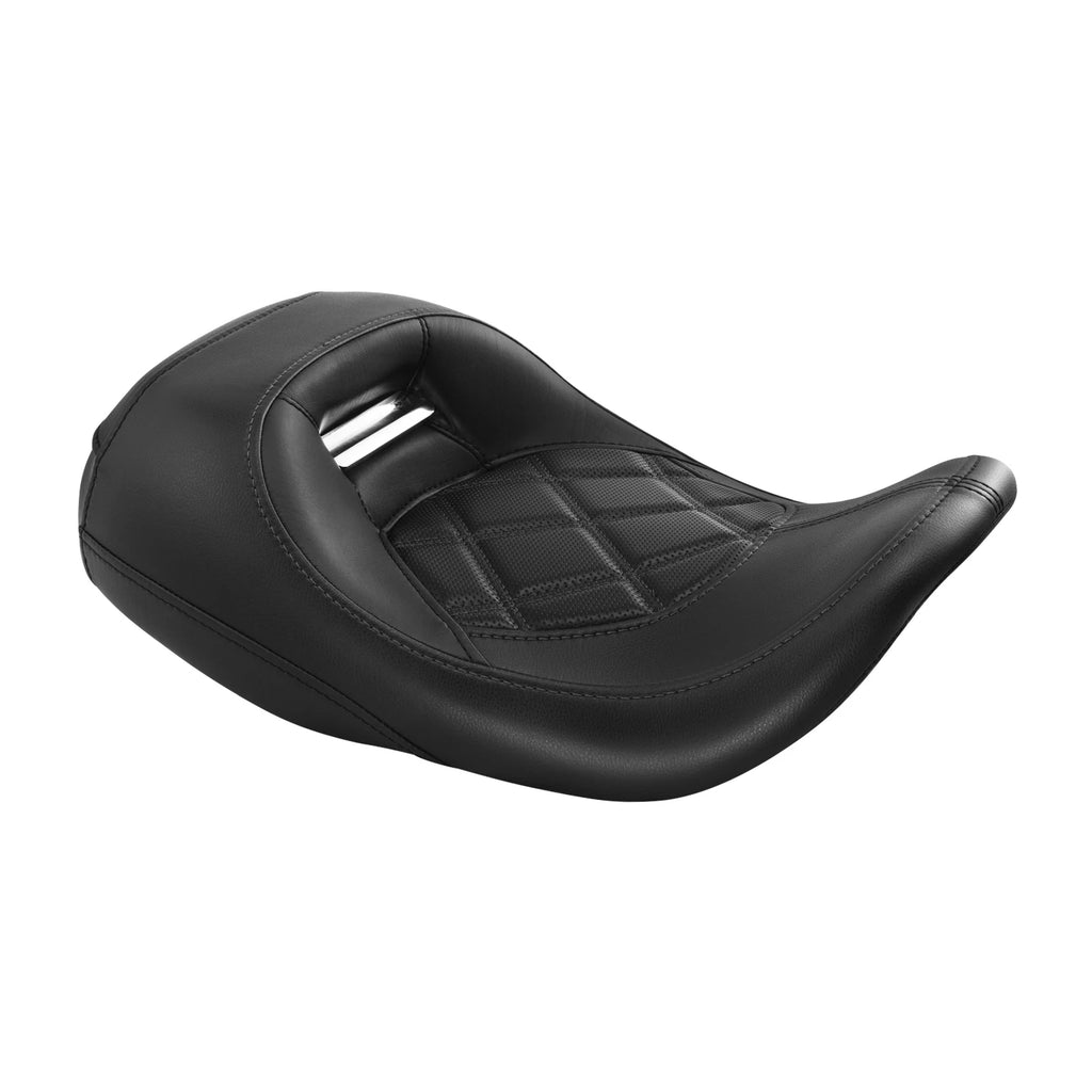 Solo Driver Seat & Stretched Fuel Gas Tank for Harley Touring Baggers (2008–2023)