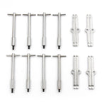 Chrome Tall T-Bar Valve Cover Hold Down Kit for SB Chevy (283–350)