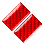 Radio CD Panel Side Button Cover Trim for Volkswagen Passat B5 (2001–2005) Red