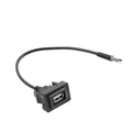 USB Male to Female Extension Cable Adapter for Toyota Dashboard