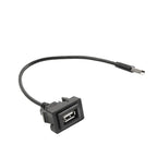 USB Male to Female Extension Cable Adapter for Toyota Dashboard