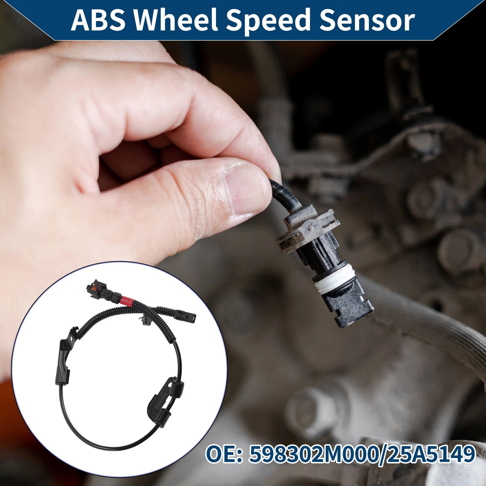 ABS Wheel Speed Sensor No. 598302M000 for Hyundai Genesis Coupe 