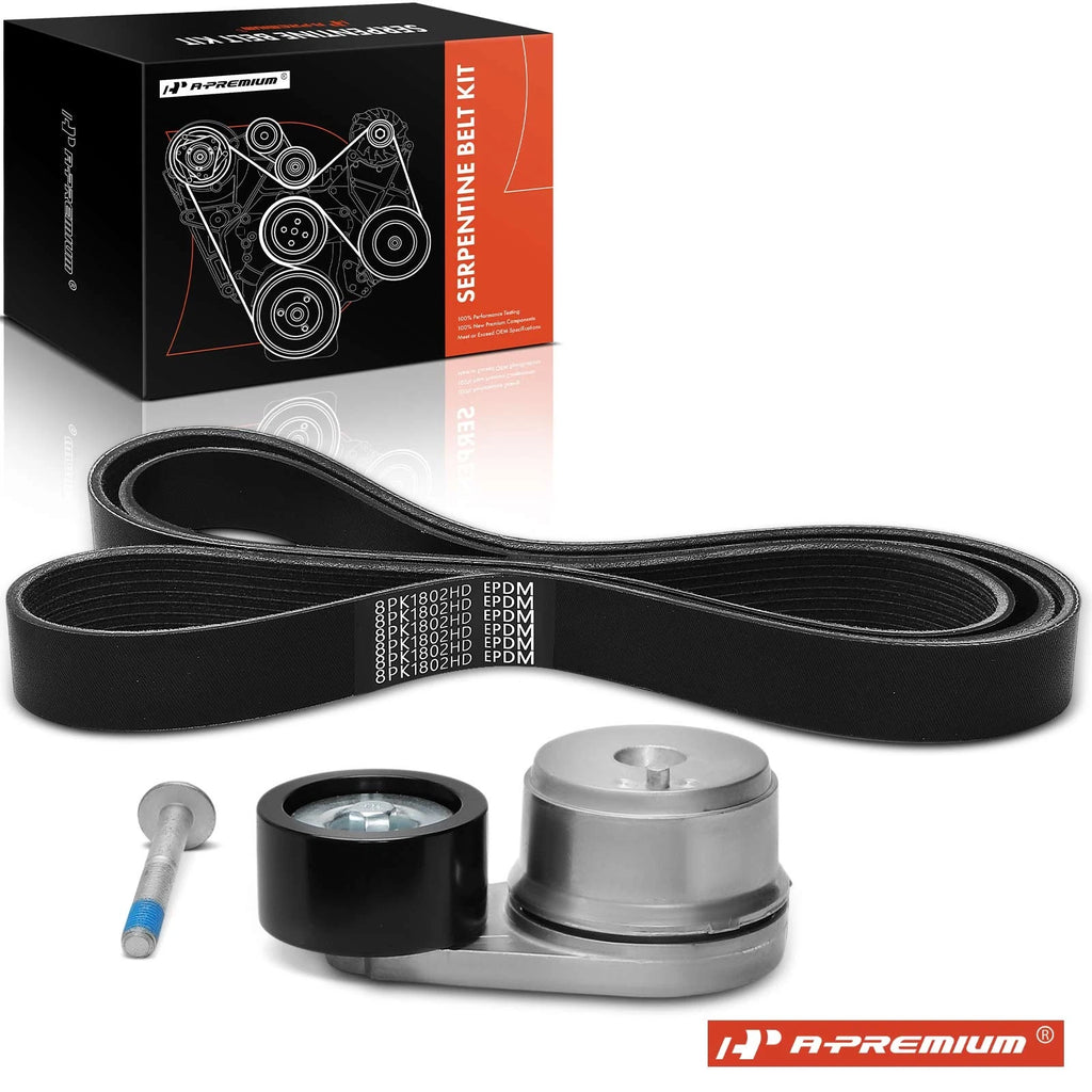 2X Serpentine Belt Drive Component Kit for Ford LTLA9000 