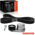 2X Serpentine Belt Drive Component Kit for Ford LTLA9000 