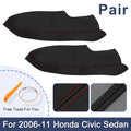1 Pair Front Door Panels Armrest Cover for Honda Civic Sedan (2006-2011)