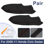 1 Pair Front Door Panels Armrest Cover for Honda Civic Sedan (2006-2011)
