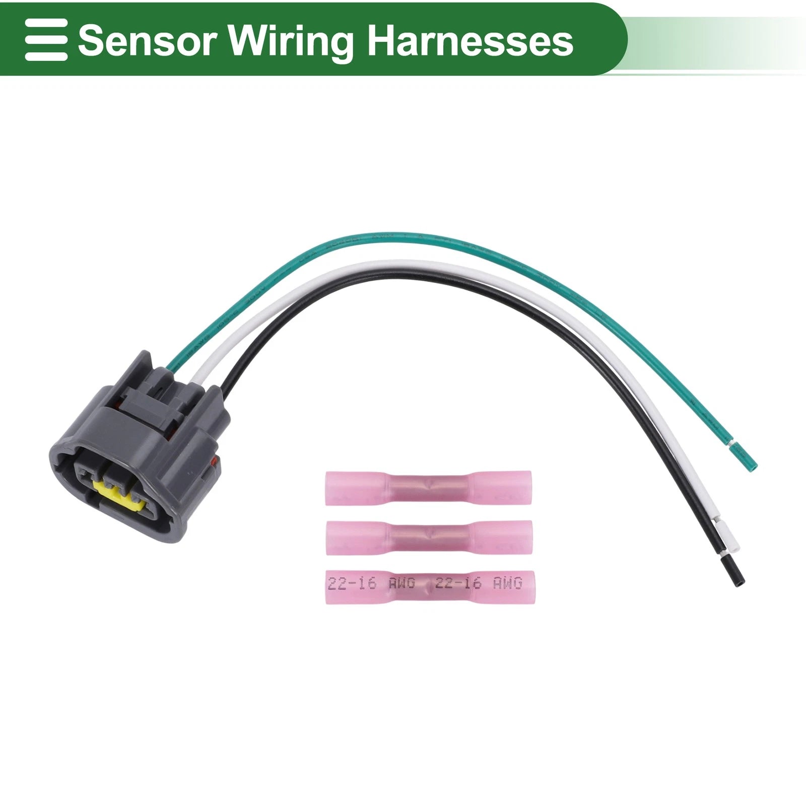 Set of 3 Pin Sensor Wiring Harnesses for Chrysler 300 (2005–2007) No. 5019962AA/S2099