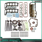 Set of 10 Head Gasket Bolts & Timing Chain Kit for Dodge Ram 1500 (2004–2007)