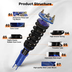 Coilovers for Ford Mustang (1994–2004) Adjustable Height Suspension Struts