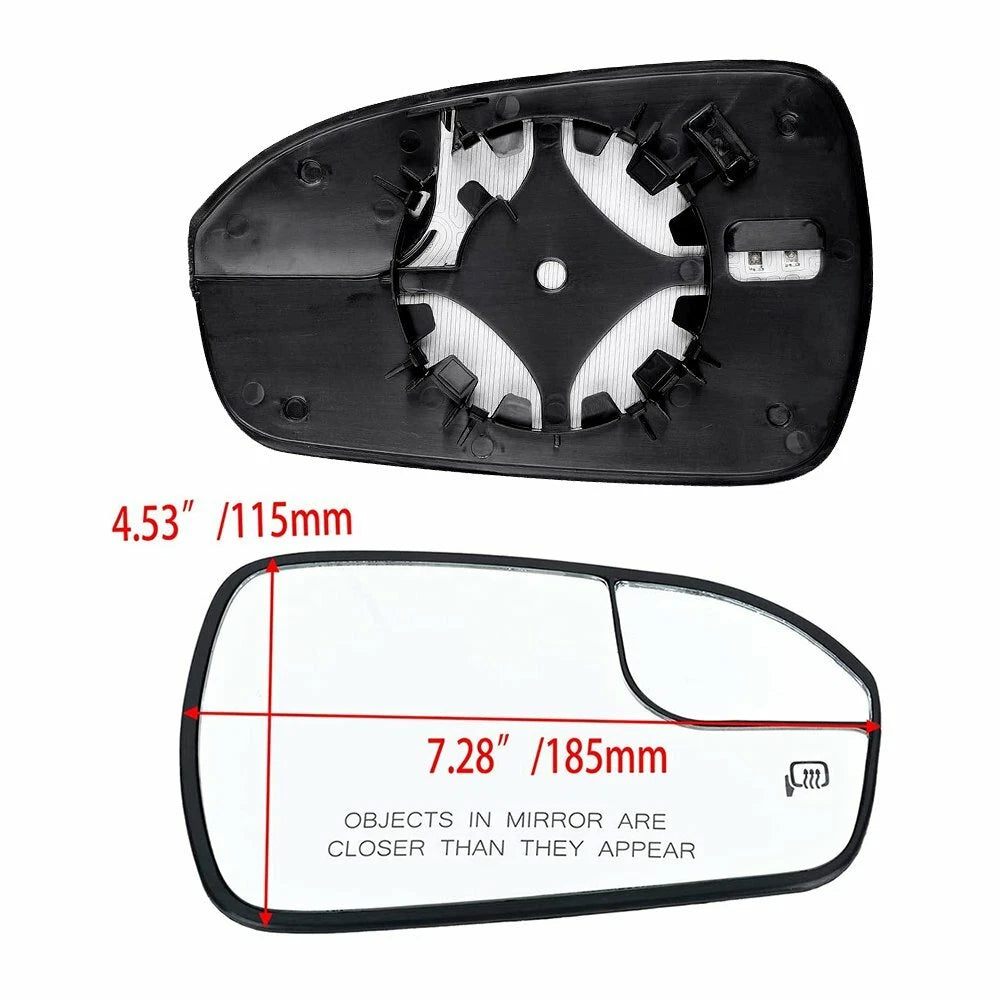 Right Heated Rear View Mirror Glass for Ford Fusion (2013–2020)