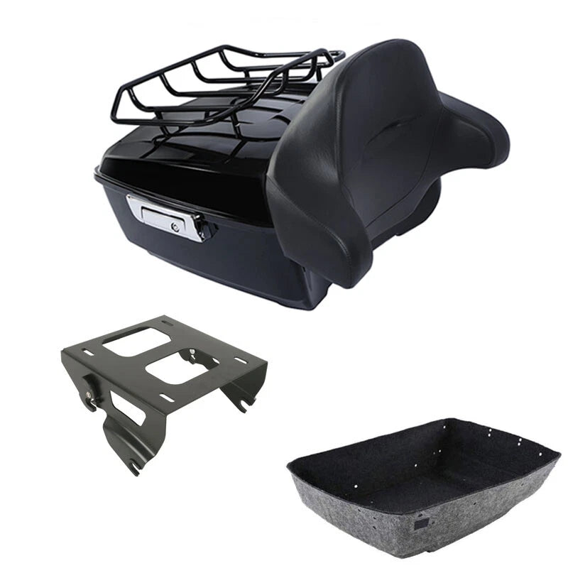 Trunk Backrest Top Rack Solo Mount for Harley Electra Road Glide (2014–2026)
