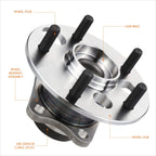Rear Wheel Hub Bearing Kit w/ ABS Sensor for Corolla/Matrix/Vibe (2009–2019)