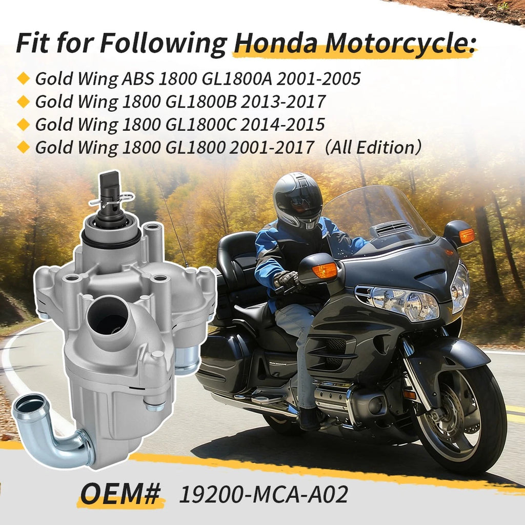Water Pump 19200-MCA-A02 for Honda GL1800 Gold Wing (2001–2017)