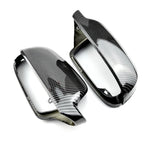 Carbon Look Mirror Cover Cap for Audi A4/S4 (2010–2015) w/ Lane Assist