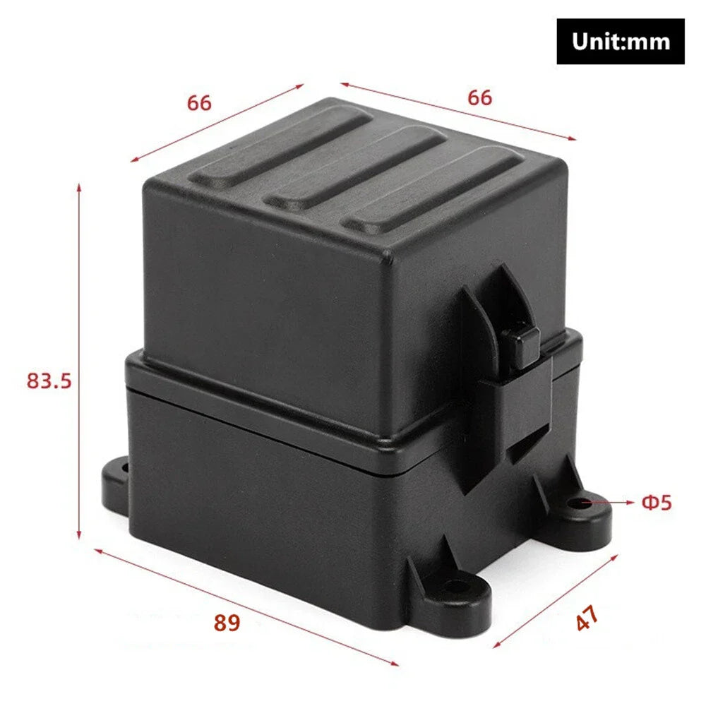 12V 3-Way Fuse Relay Box w/ 5-Pin 40A Relays & Fuses for Car Truck