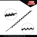 1.75" × 24" Auger Drill Bit for Rapid Planter Bulb Planting