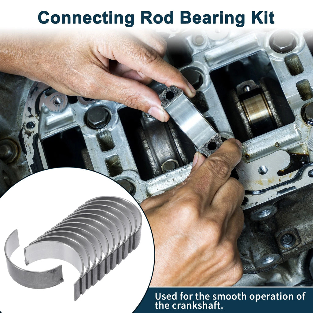 Set of 12 Connecting Rod Bearings for Toyota Land  No.1304117010