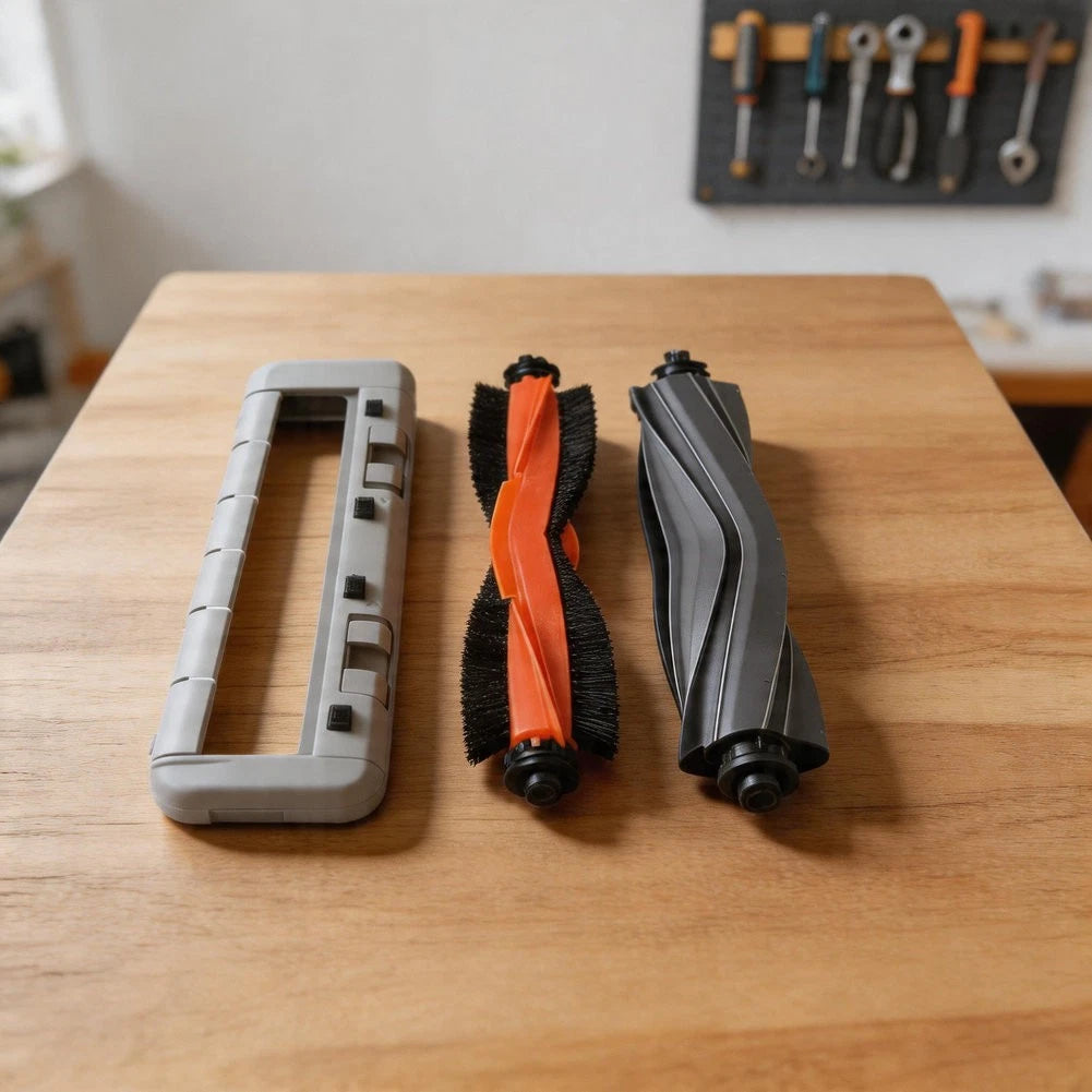 Main Brush Pair + Roller Brush Cover for Xiaomi Mijia M40 (D110CN)