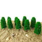 10Pc 3.14" Model Trees for Train Railway Scenery Diorama Layout