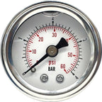 Oil Pressure Gauge 60psi for V-Twin Motorcycles (HARDDRIVE)