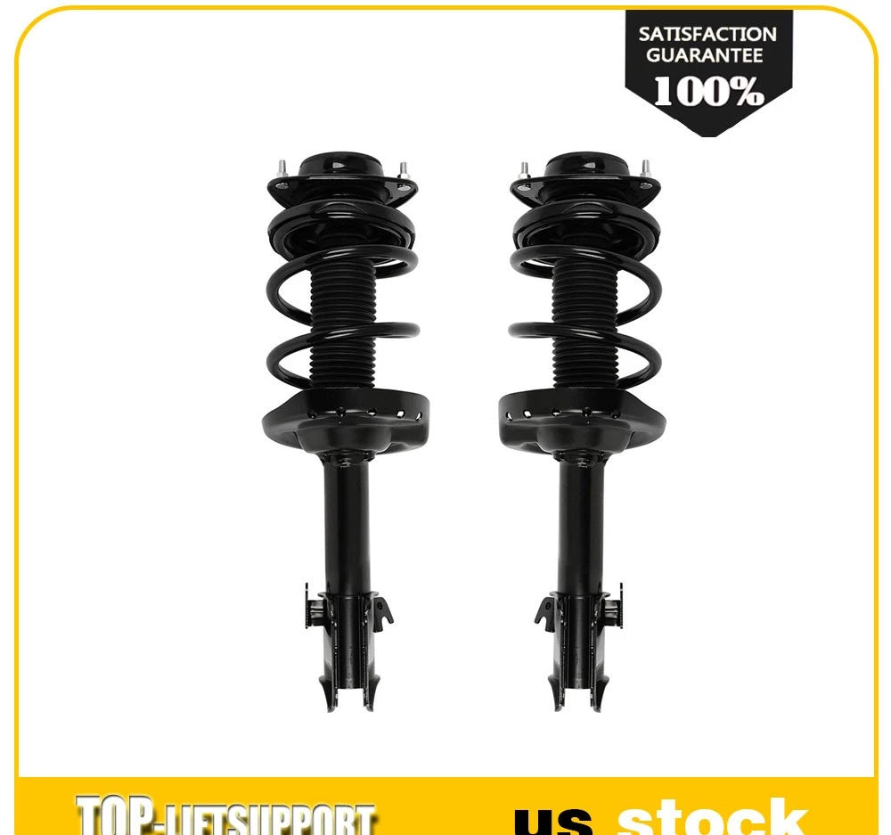 Set of 2 Front Complete Struts with Coil Springs for Subaru Forester (2014–2016)
