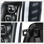 LED Switchback Projector Headlights for Cadillac Escalade ESV EXT (2007–2014)