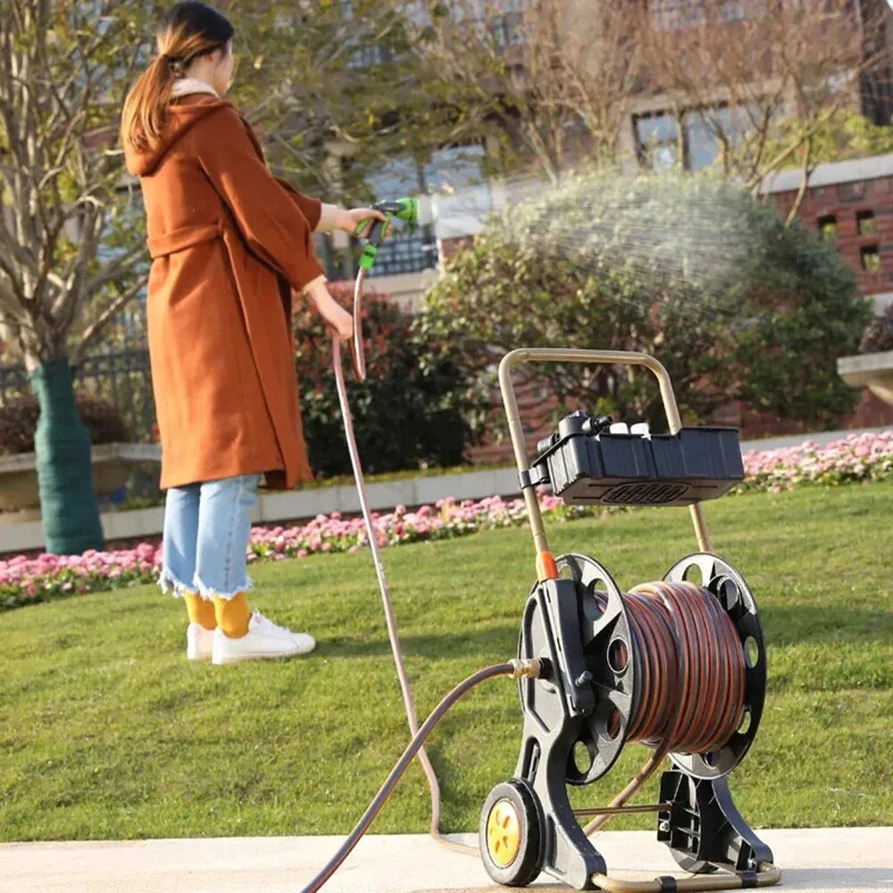 Portable Light Duty Hose Reel Water Pipe Cart for Garden