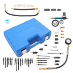 46Pcs Engine Cylinder Compression Leak Down Tester Set for Various Models